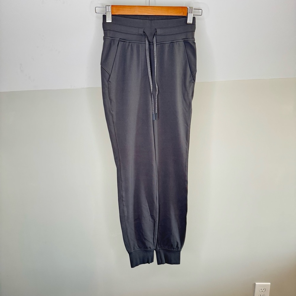 Lululemon Athletica Black Ready To Rulu Full Length Joggers Lounge Gym 0